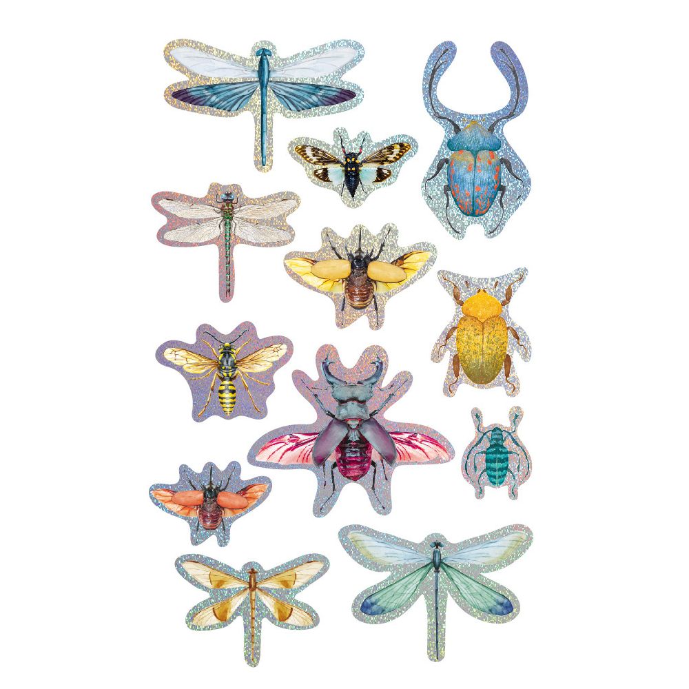 Abtibilduri 3D, Avenir, Natural Creation, Insecte,12 bucati