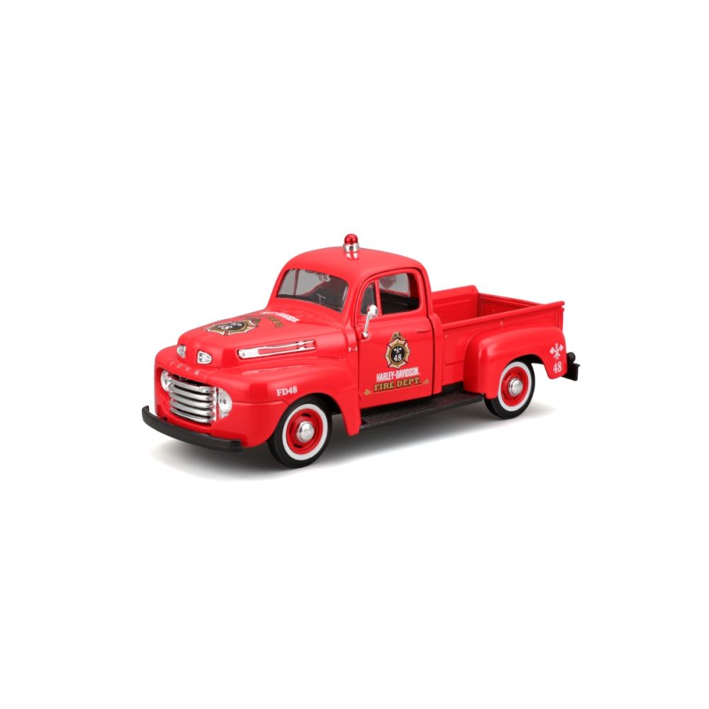 Set masina si motocicleta, Maisto, H-D Custom, 1948 Ford F1 Pick Up si 1936 EL Knucklehead, 1:24