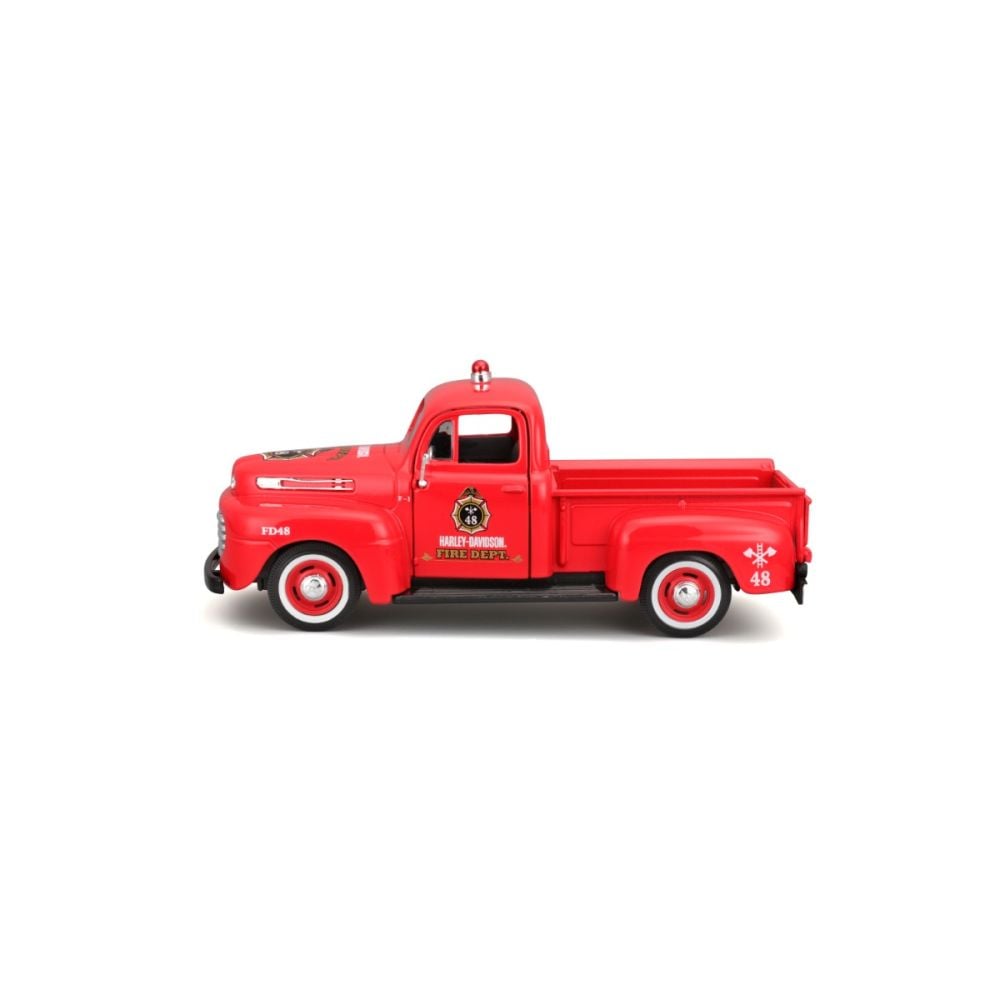 Set masina si motocicleta, Maisto, H-D Custom, 1948 Ford F1 Pick Up si 1936 EL Knucklehead, 1:24