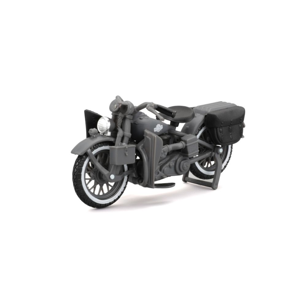 Set masina si motocicleta, Maisto, H-D Custom, 1948 Ford F1 Pick Up si 1942 WLA Flathead, 1:24