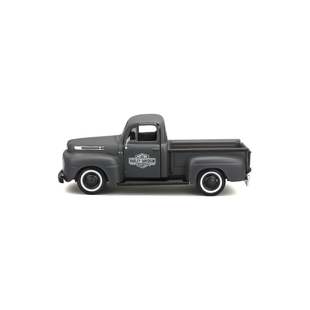 Set masina si motocicleta, Maisto, H-D Custom, 1948 Ford F1 Pick Up si 1942 WLA Flathead, 1:24