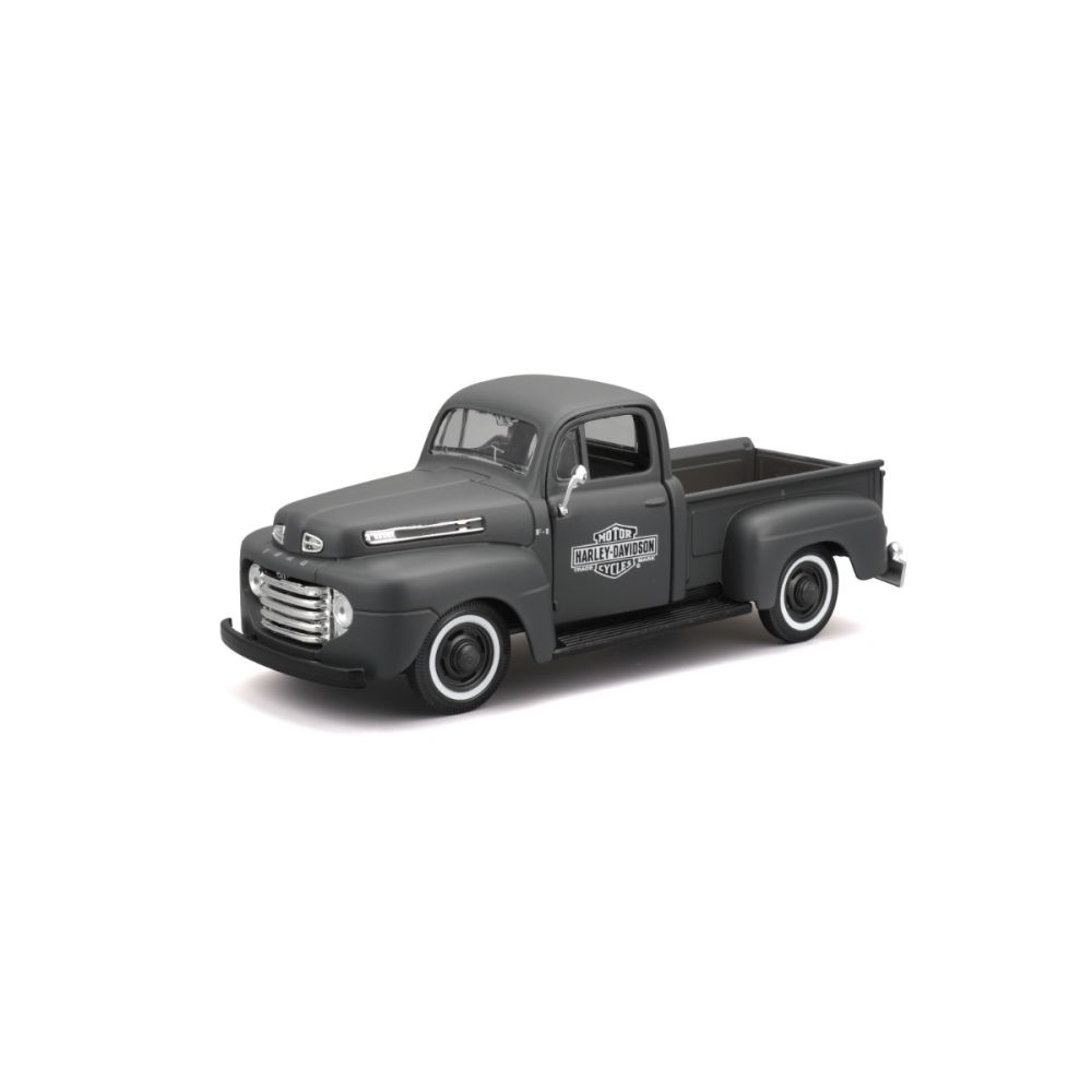 Set masina si motocicleta, Maisto, H-D Custom, 1948 Ford F1 Pick Up si 1942 WLA Flathead, 1:24