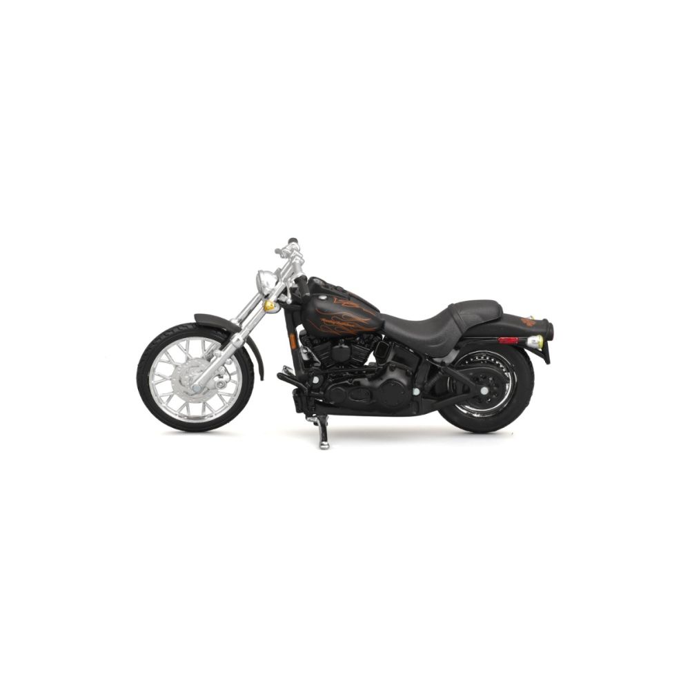 Set masina si motocicleta, Maisto, H-D Custom, 1999 Ford F350 Super Duty Pick Up 1:27 si 2002 FXSTB Night Train, 1:24