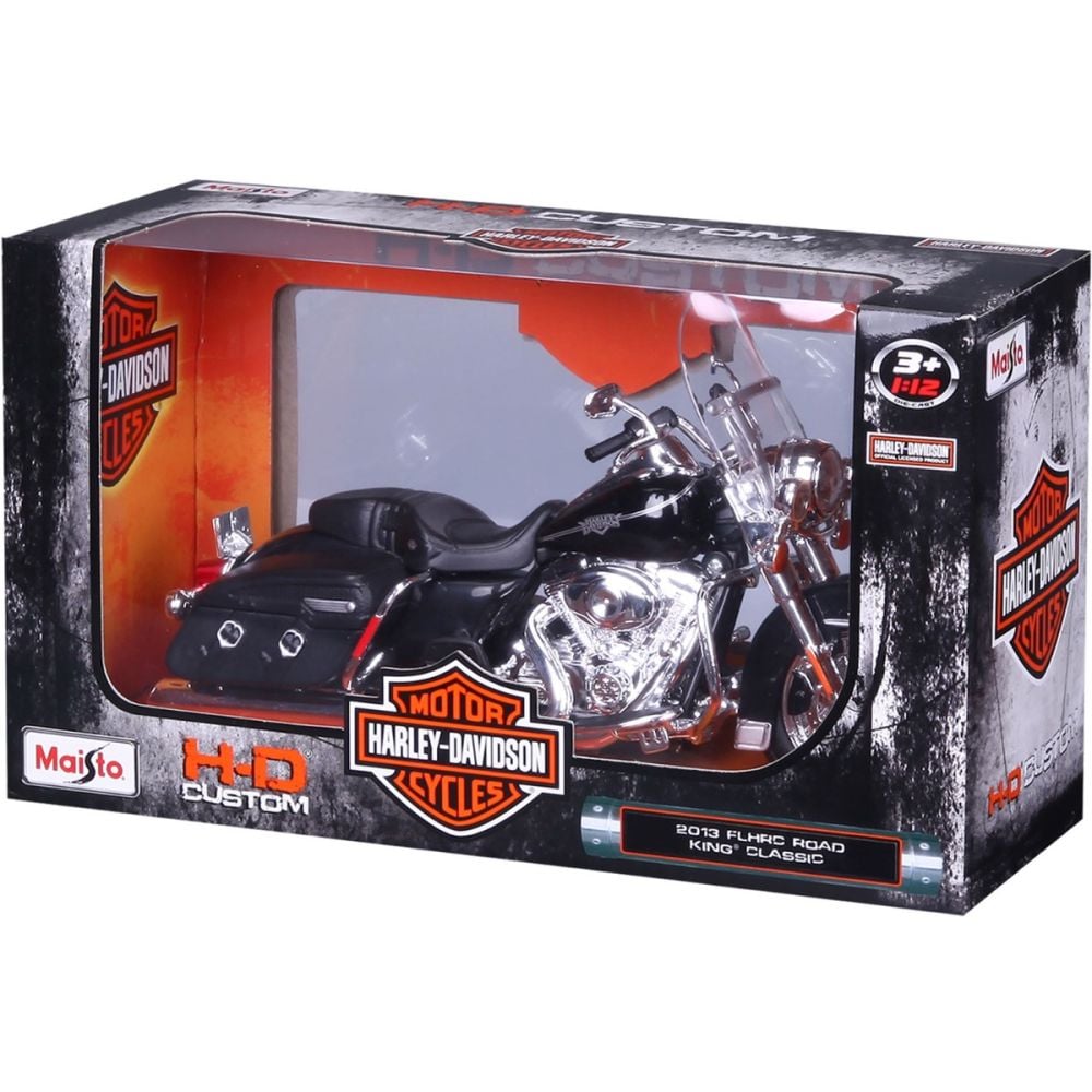 Motocicleta metalica, Maisto, Harley-Davidson, 2013 FLHRC Road King Classic, 1:12