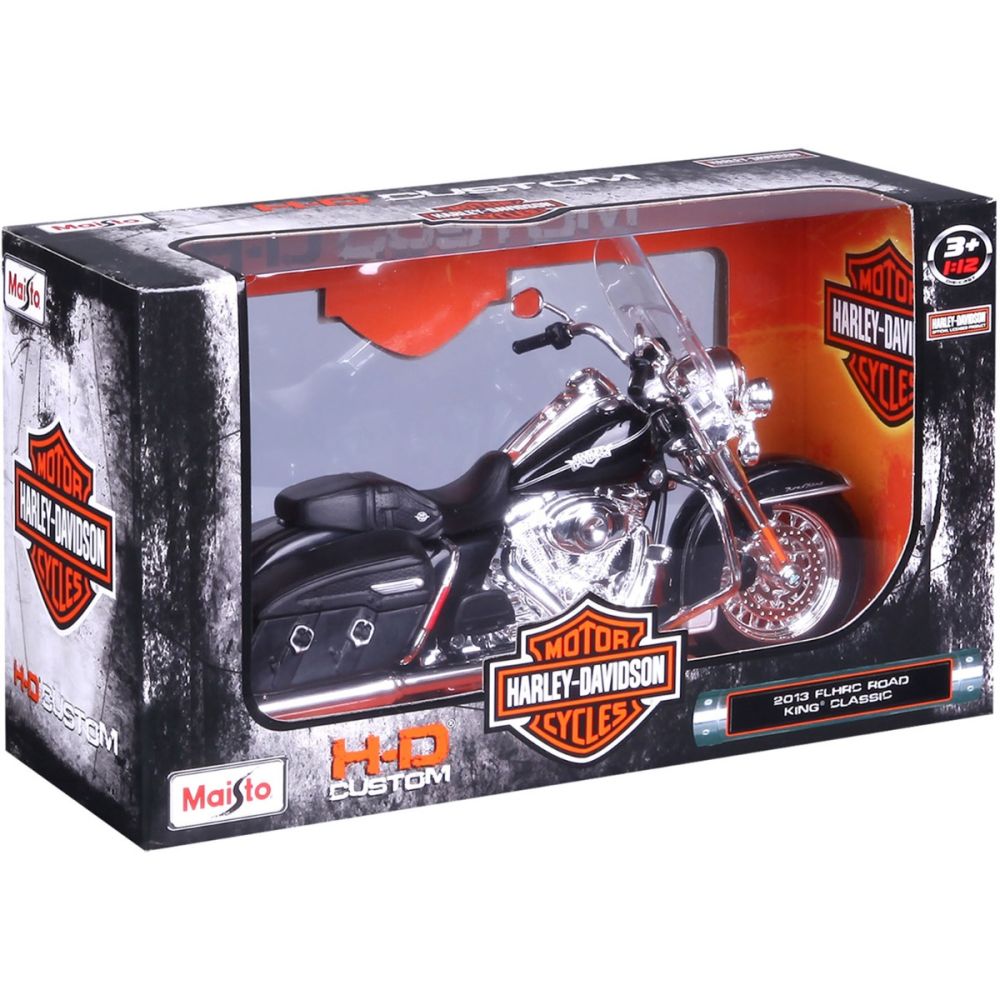 Motocicleta metalica, Maisto, Harley-Davidson, 2013 FLHRC Road King Classic, 1:12