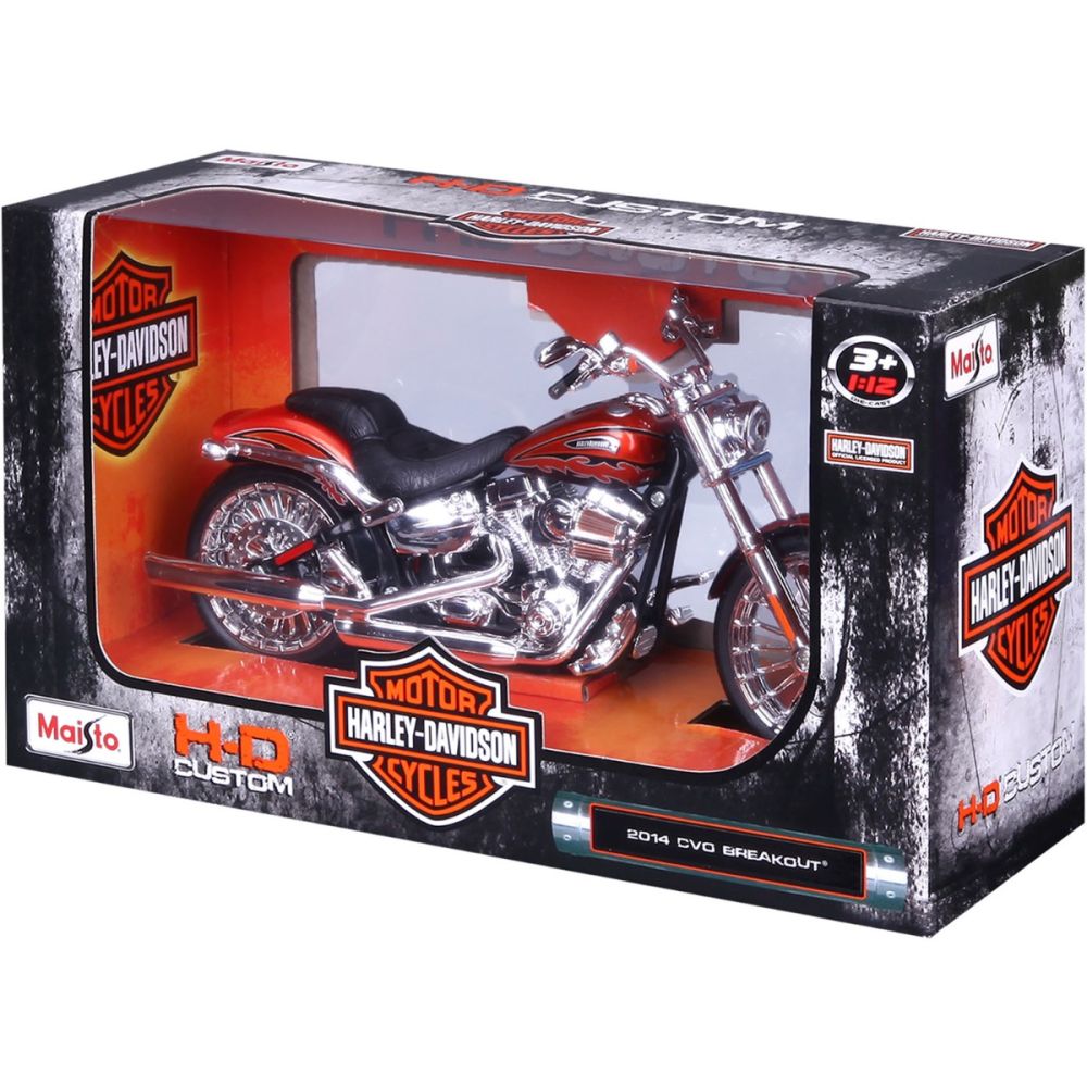 Motocicleta metalica, Maisto, Harley-Davidson, 2014 CVO Breakout, 1:12