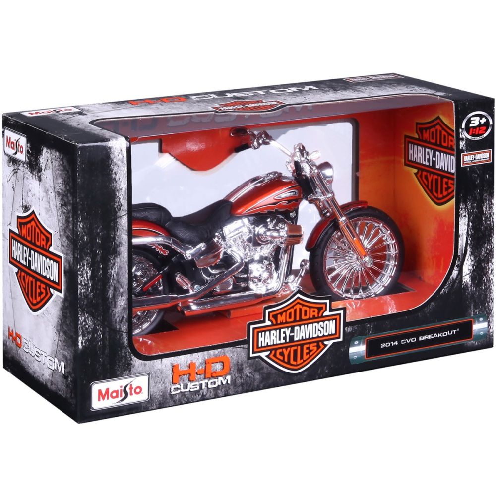 Motocicleta metalica, Maisto, Harley-Davidson, 2014 CVO Breakout, 1:12