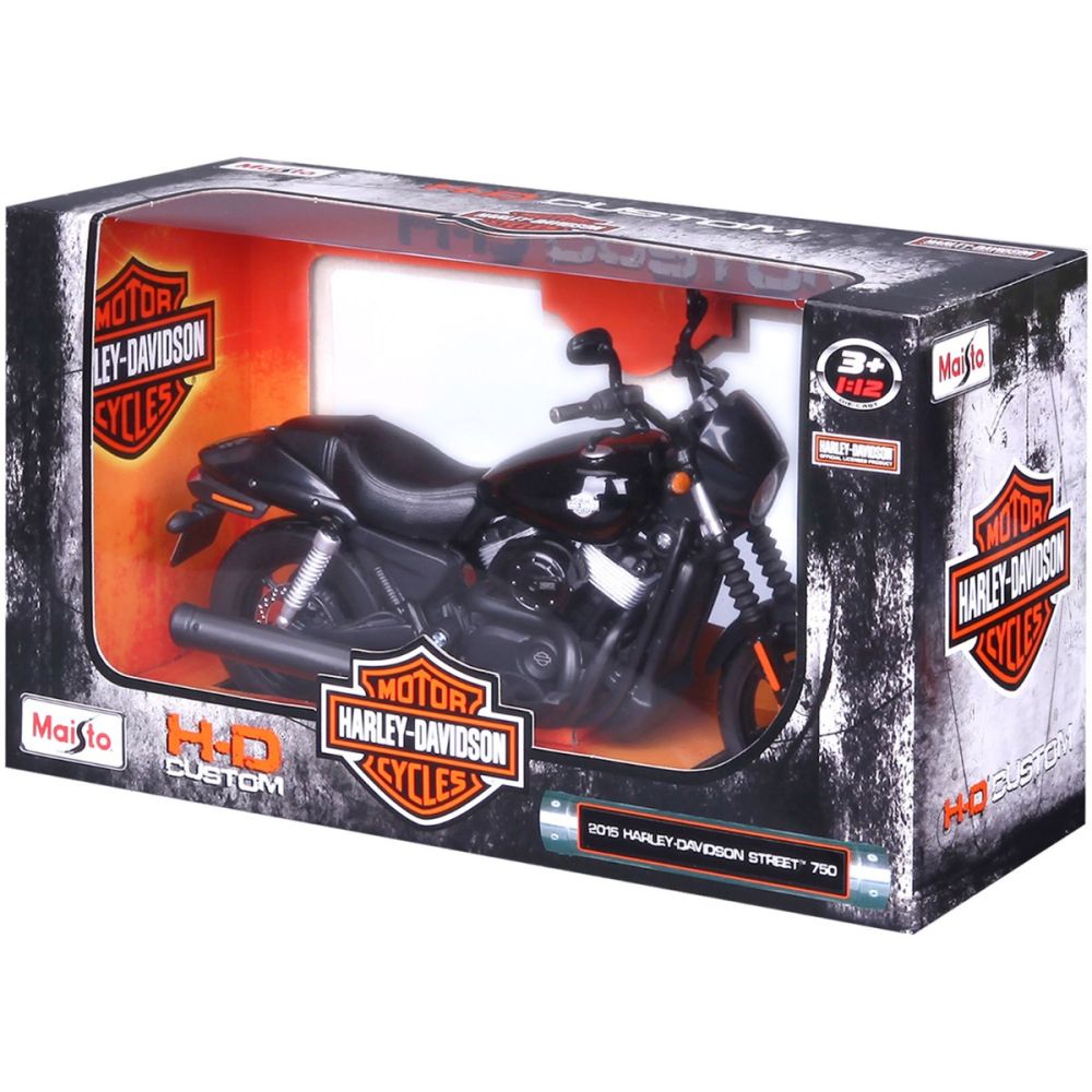 Motocicleta metalica, Maisto, Harley-Davidson, 2015 Street 750, 1:12