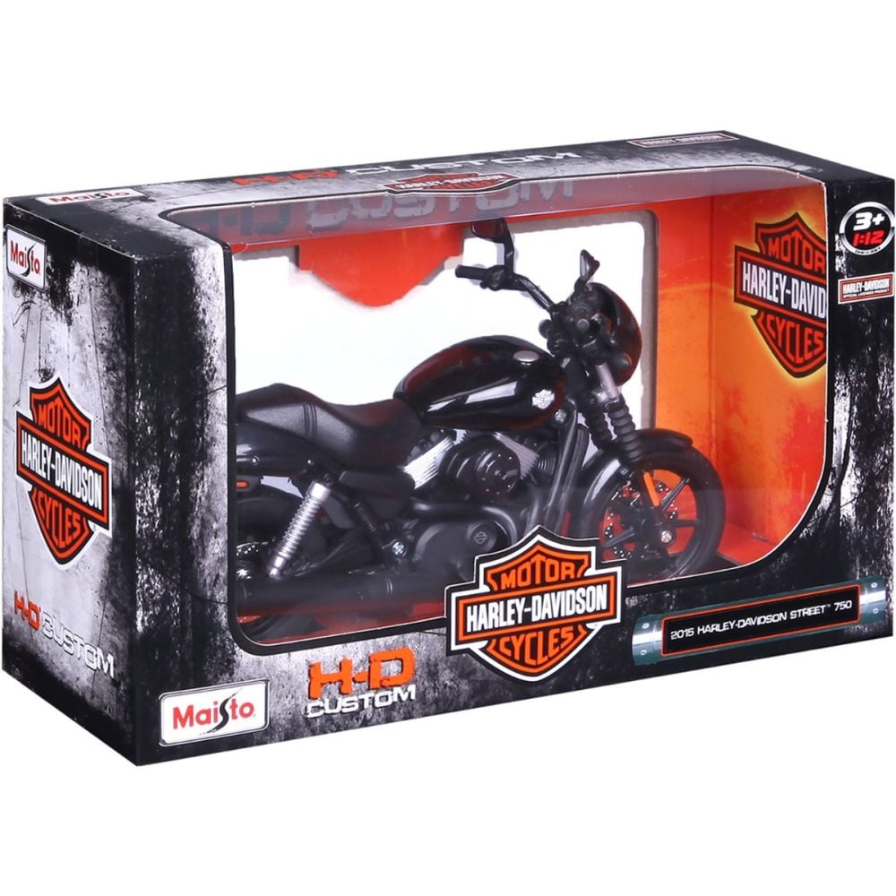 Motocicleta metalica, Maisto, Harley-Davidson, 2015 Street 750, 1:12
