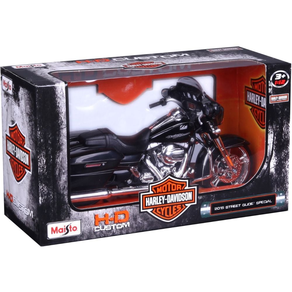 Motocicleta metalica, Maisto, Harley-Davidson, 2015 Street Glide Special, 1:12