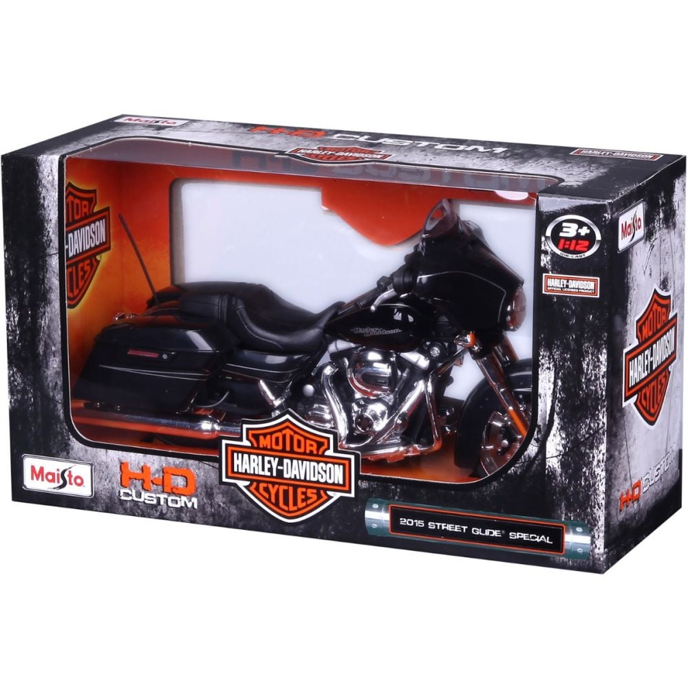 Motocicleta metalica, Maisto, Harley-Davidson, 2015 Street Glide Special, 1:12