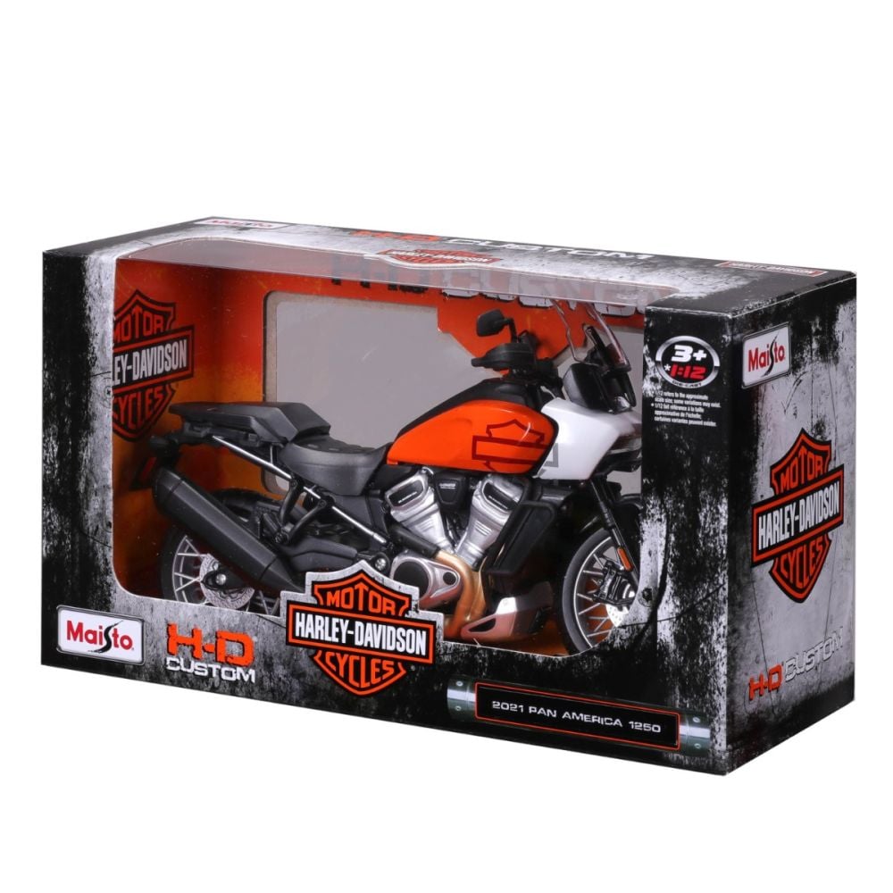Motocicleta metalica, Maisto, Harley-Davidson, 2021 Pan America 1250, 1:12