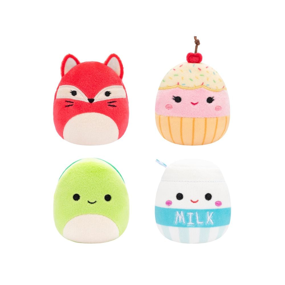 Set 4 jucarii de plus, Squishmallows, Micromallows