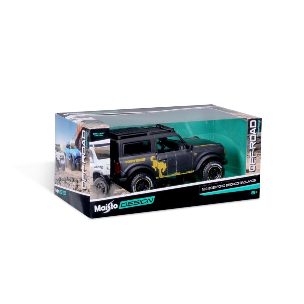 Masina din metal, Maisto, Design Off-Road Series, 2021 Ford Bronco Badlands, 1:24