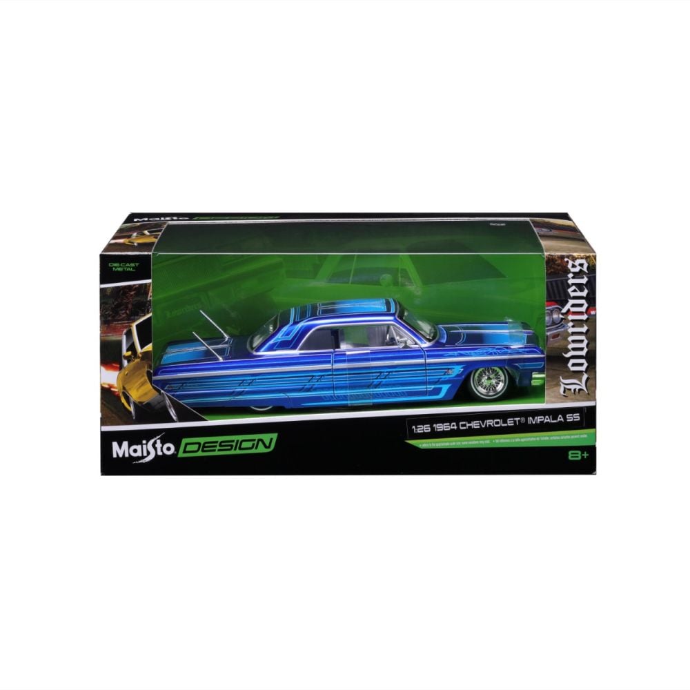 Masina din metal, Maisto, Design Lowriders, 1964 Chevrolet Impala SS, 1:26