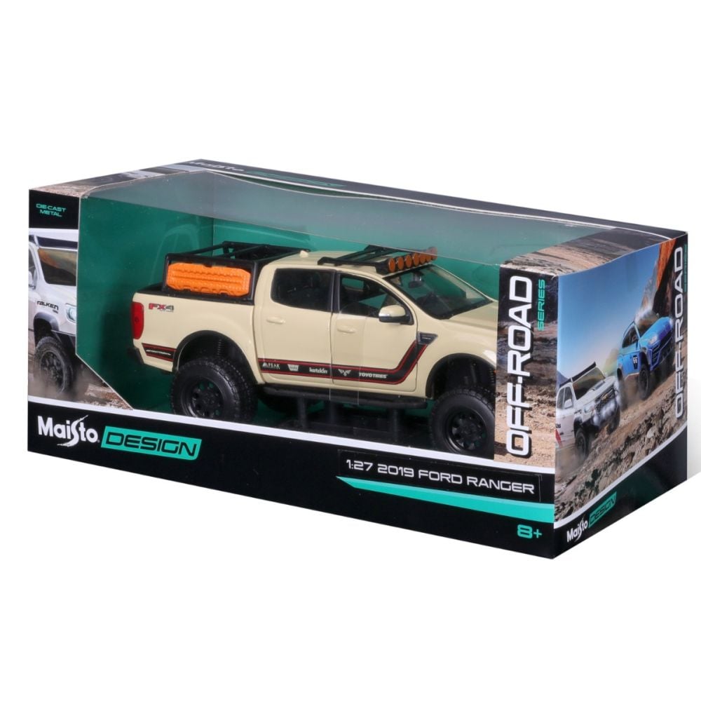 Masina din metal, Maisto, Off-Road Series, 2019 Ford Ranger, 1:27