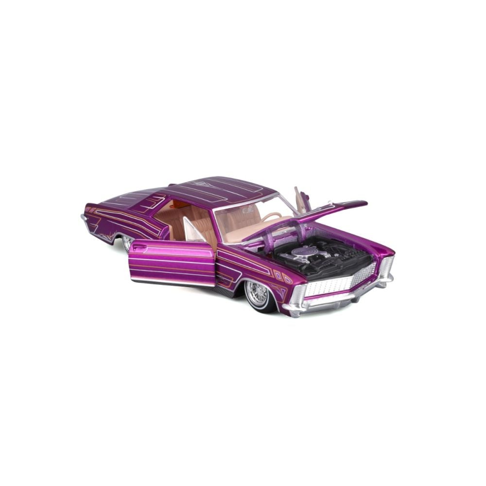 Masina din metal, Maisto, Lowrider, 1965 Buick Riviera, 1:26