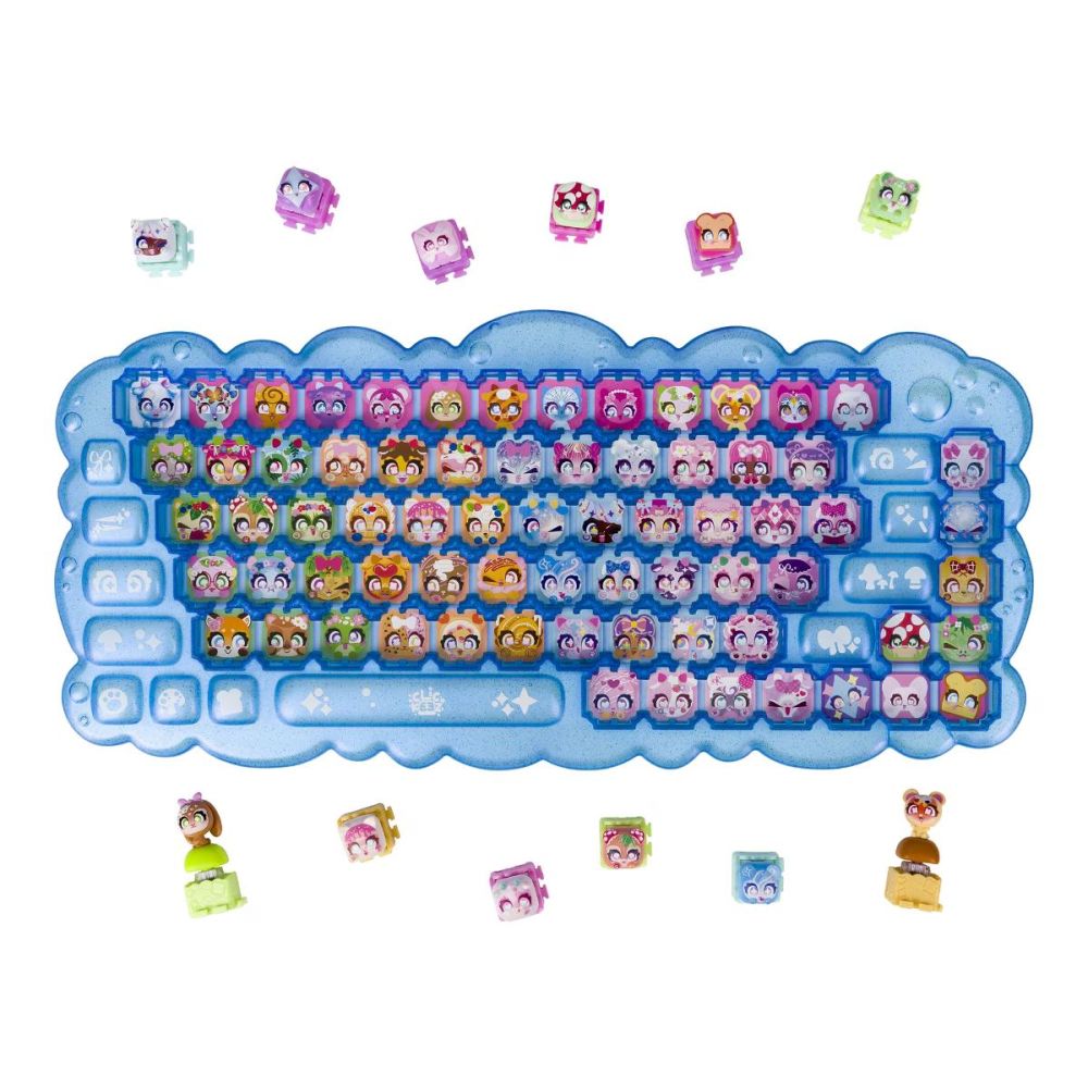 Set taste decorative, Clickeez, Keyboard Mega Pack, Bubble Pops Seria 3