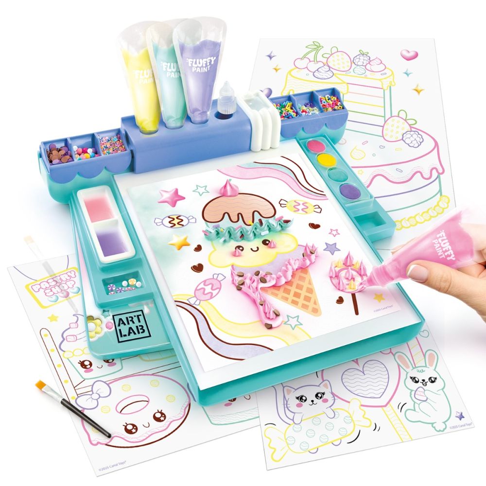 Set creativ de pictura, Art Lab, Fluffy Paint Studio | Noriel