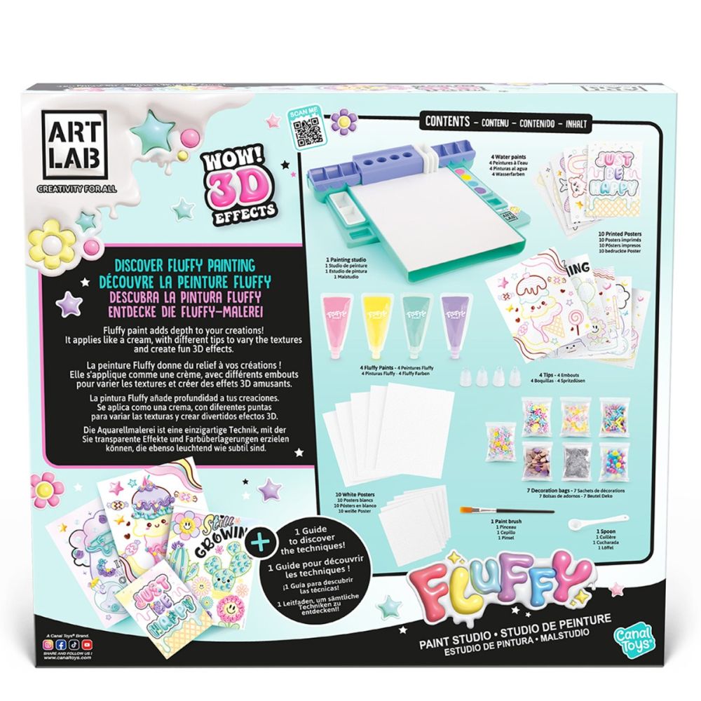 Set creativ de pictura, Art Lab, Fluffy Paint Studio | Noriel Set creativ de pictura, Art Lab, Fluffy Paint Studio | Noriel