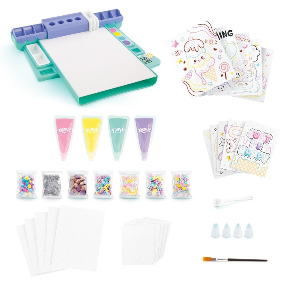Set creativ de pictura, Art Lab, Fluffy Paint Studio | Noriel Set creativ de pictura, Art Lab, Fluffy Paint Studio | Noriel