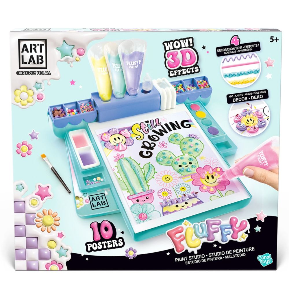 Set creativ de pictura, Art Lab, Fluffy Paint Studio | Noriel Set creativ de pictura, Art Lab, Fluffy Paint Studio | Noriel