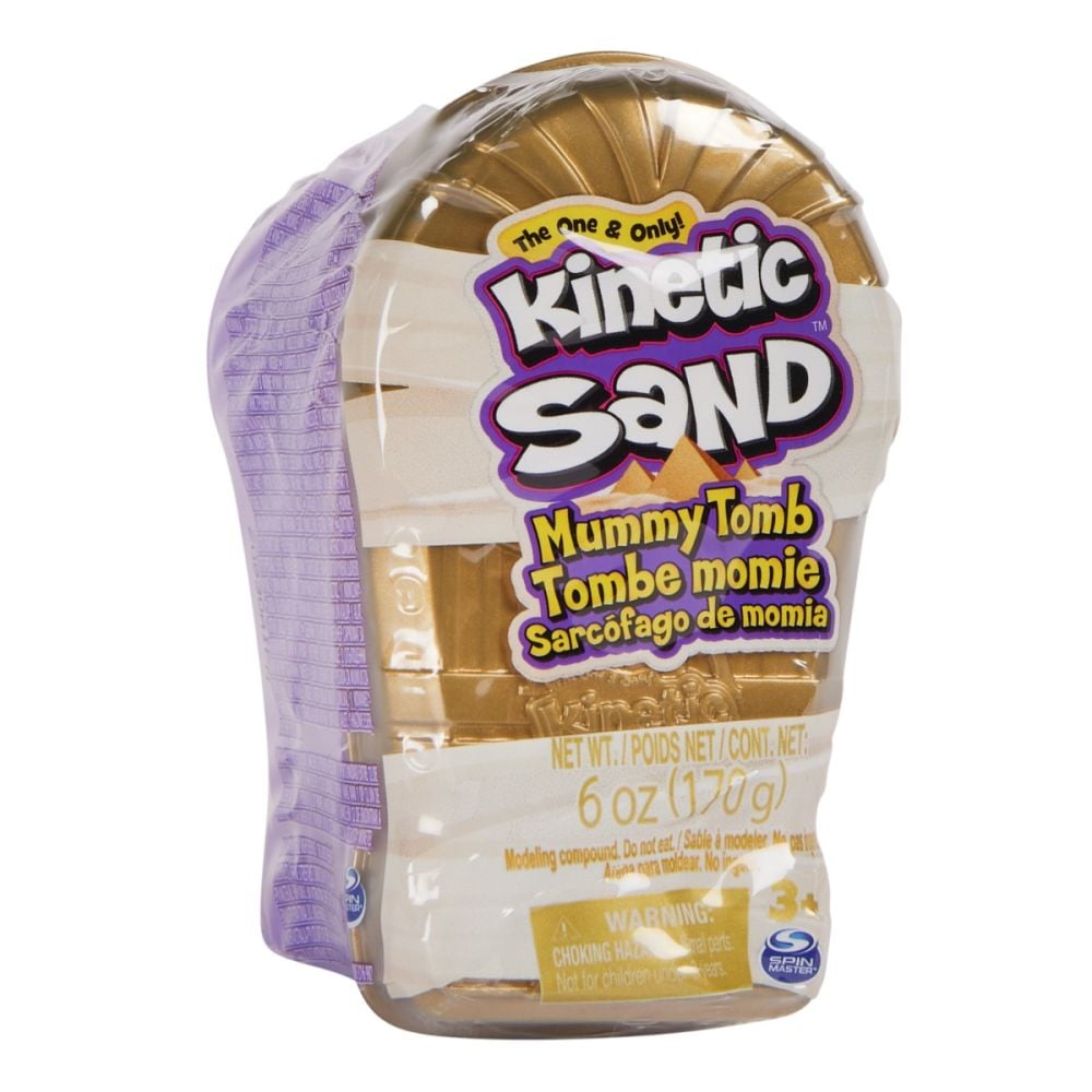 Set de joaca cu nisip si forme, Kinetic Sand, Mummy Tomb, 20138825