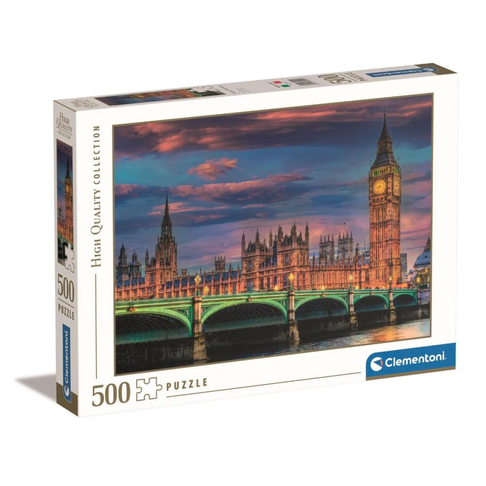 Puzzle Clementoni, Parlamentul din Londra, 500 piese