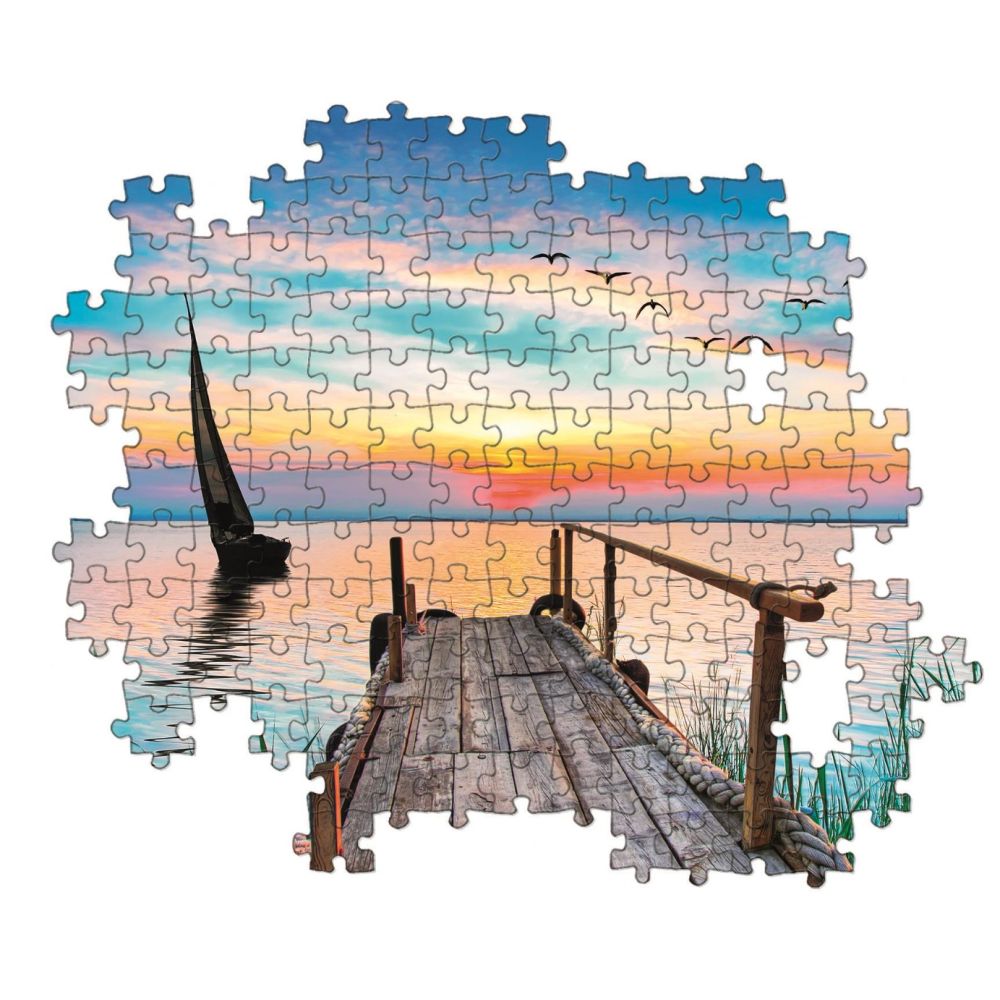 Puzzle Clementoni, Peisaj de pe lac, 500 piese
