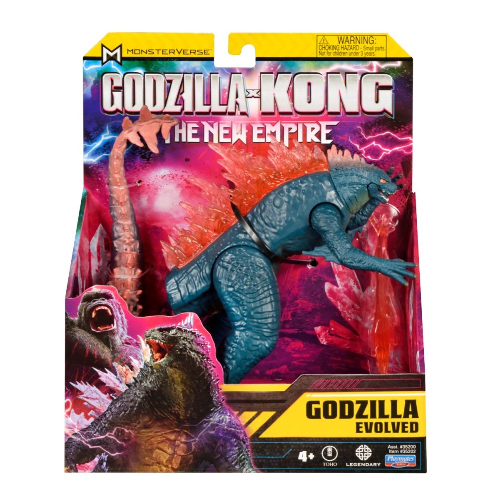 Figurina articulata cu accesoriu, Monsterverse, Godzilla Evolved, 15 cm