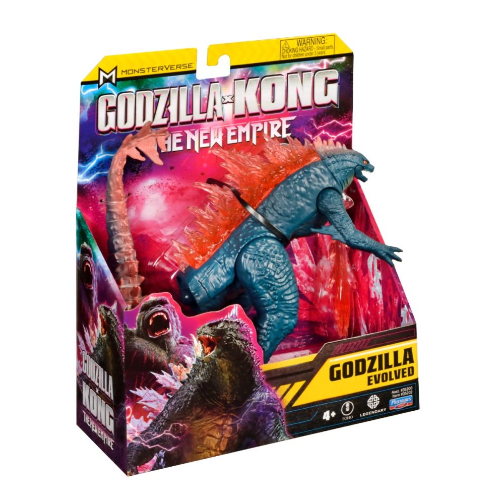 Figurina articulata cu accesoriu, Monsterverse, Godzilla Evolved, 15 cm
