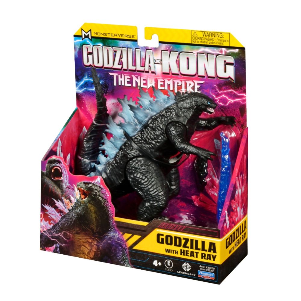 Figurina articulata cu accesoriu, Monsterverse, Godzilla with Heat Ray, 15 Cm