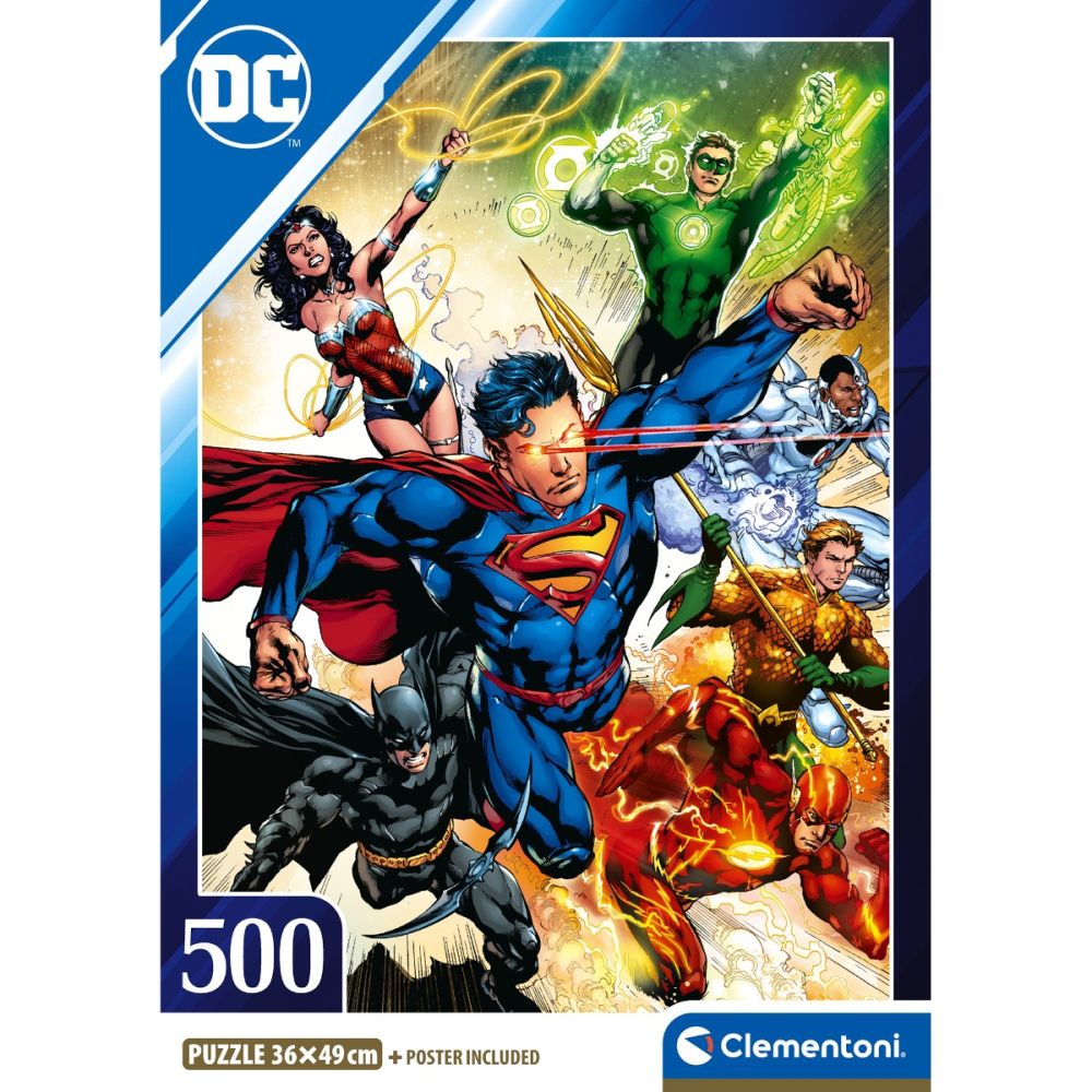 Puzzle Clementoni, DC Comics, 500 piese