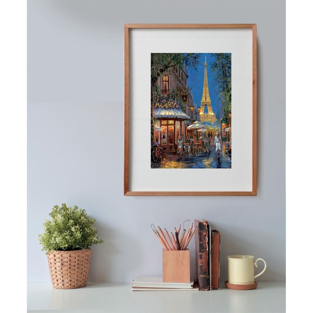Puzzle Clementoni, Night at the Eiffel Cafe, 500 piese