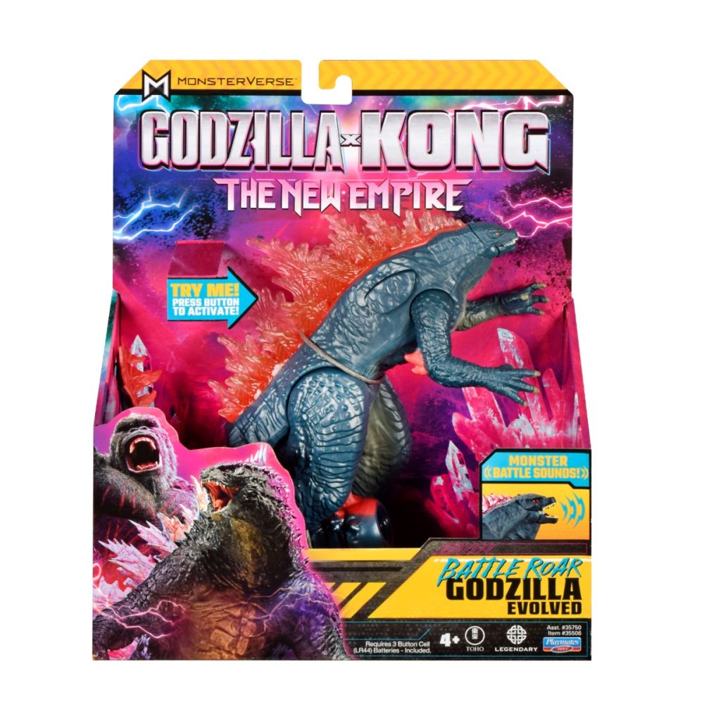 Figurina articulata cu sunete, Monsterverse, Battle Roar, Godzilla