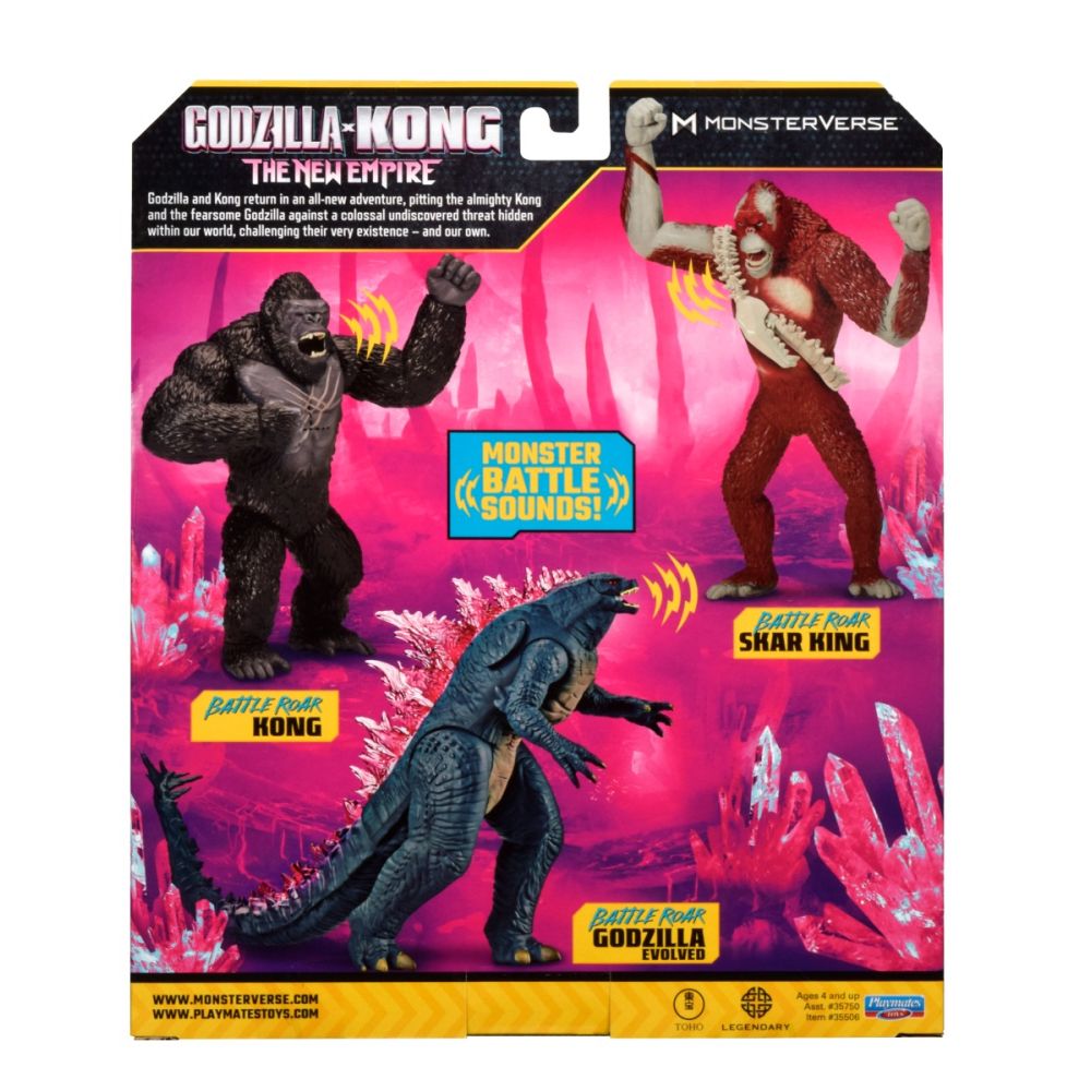 Figurina articulata cu sunete, Monsterverse, Battle Roar, Godzilla