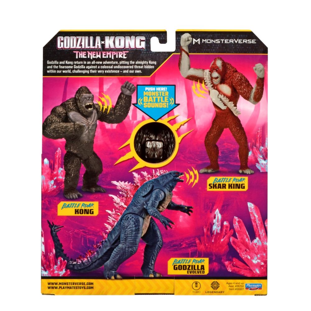 限定品 Kongming, Merchandise Set Figurina articulata cu sunete, Monsterverse, Kong, 18 cm | Noriel