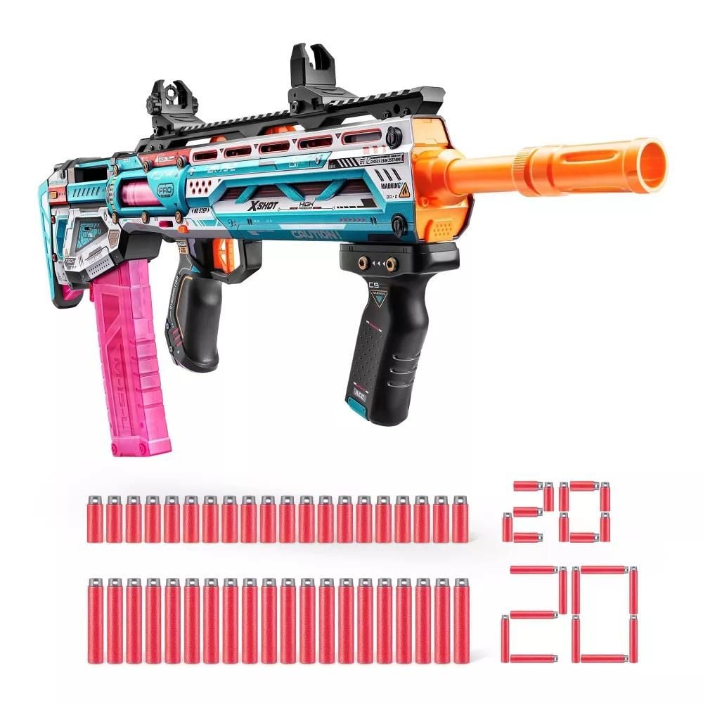 ★　satooo　★ Arma de jucarie X-Shot, Skins Pro Series Longshot, 40 proiectile