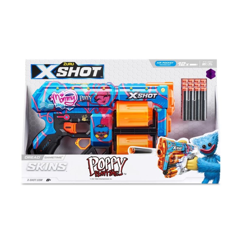 Blaster X-Shot, Excel Skins Dread, Gametime, 12 proiectile | Noriel