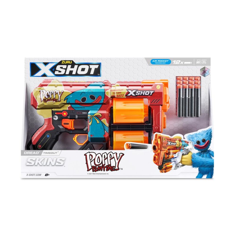 Blaster X-Shot, Excel Skins Dread, Timeout, 12 proiectile