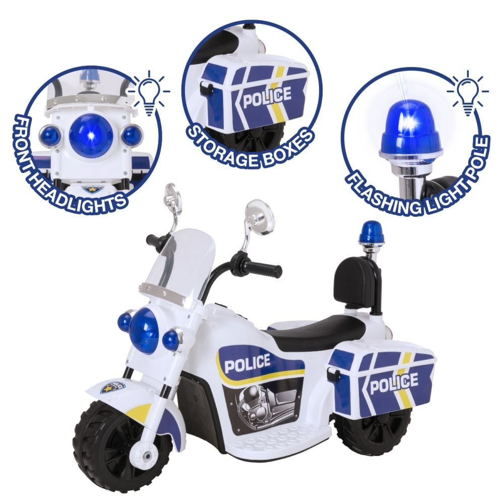 Motocicleta electrica, Evo, Ride On, Politie