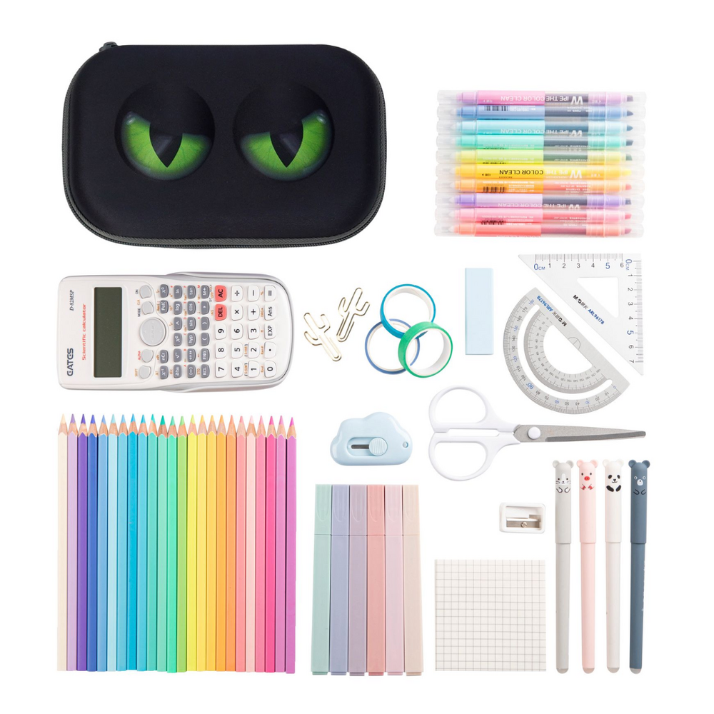 Penar cu fermoar, Zipit, Creatures Storage Box, Green Eyes