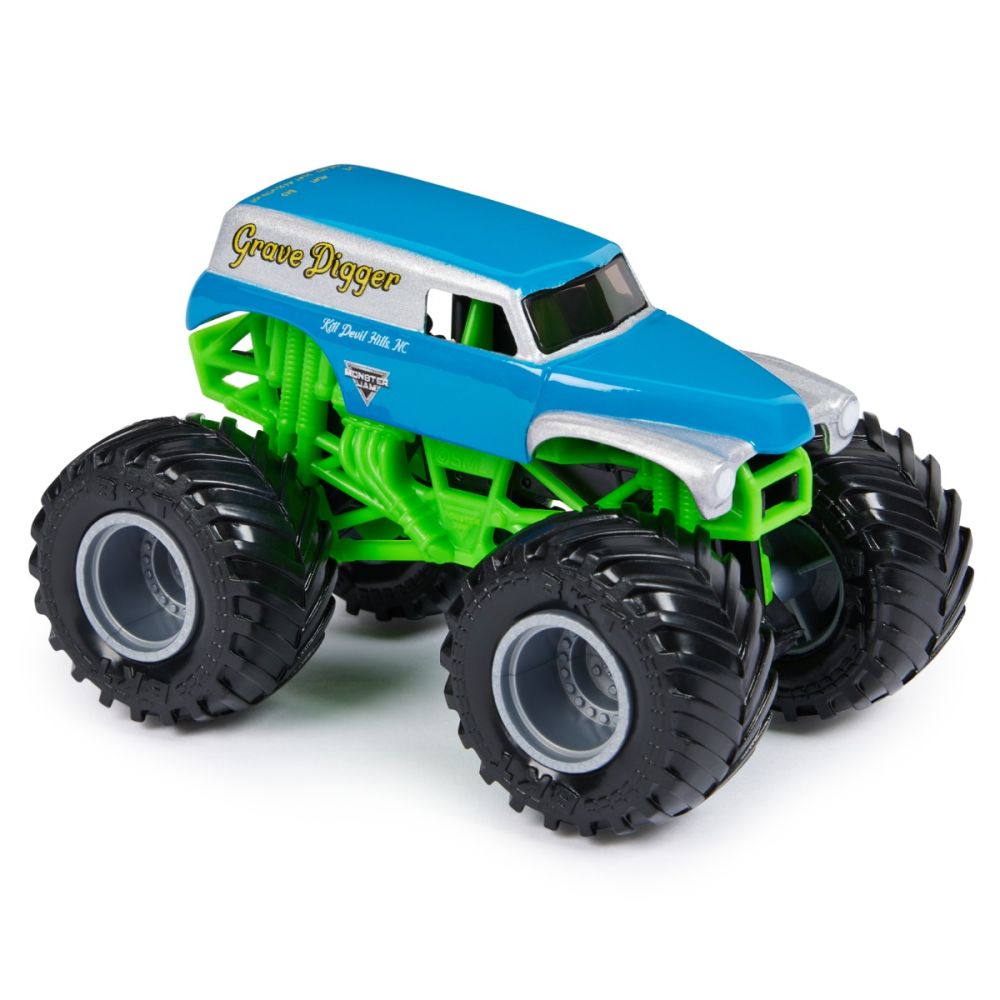 Set 2 masini, Monster Jam, Grave Digger Vs Grave Digger The Legend, 1:64, 20144309