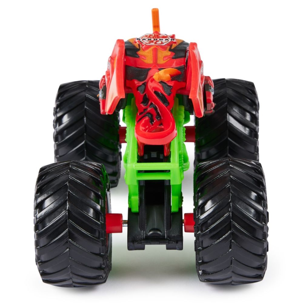 Set 2 masini, Monster Jam, Bakugan Dragonoid Vs Dragonoid, 1:64, 20144306