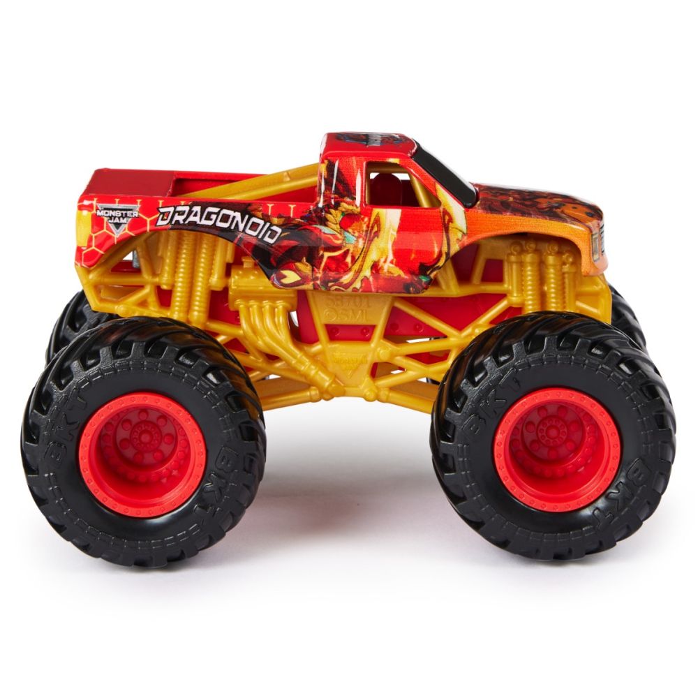Set 2 masini, Monster Jam, Bakugan Dragonoid Vs Dragonoid, 1:64, 20144306