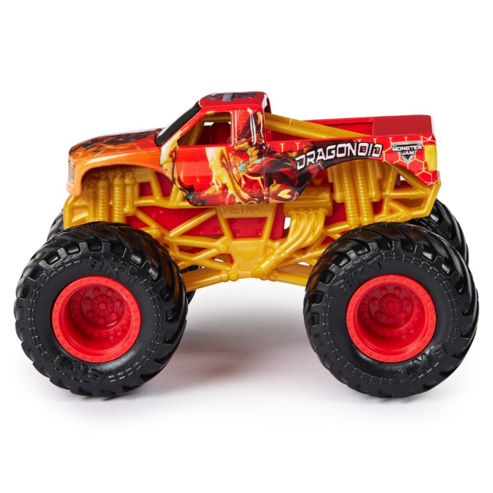 Set 2 masini, Monster Jam, Bakugan Dragonoid Vs Dragonoid, 1:64, 20144306
