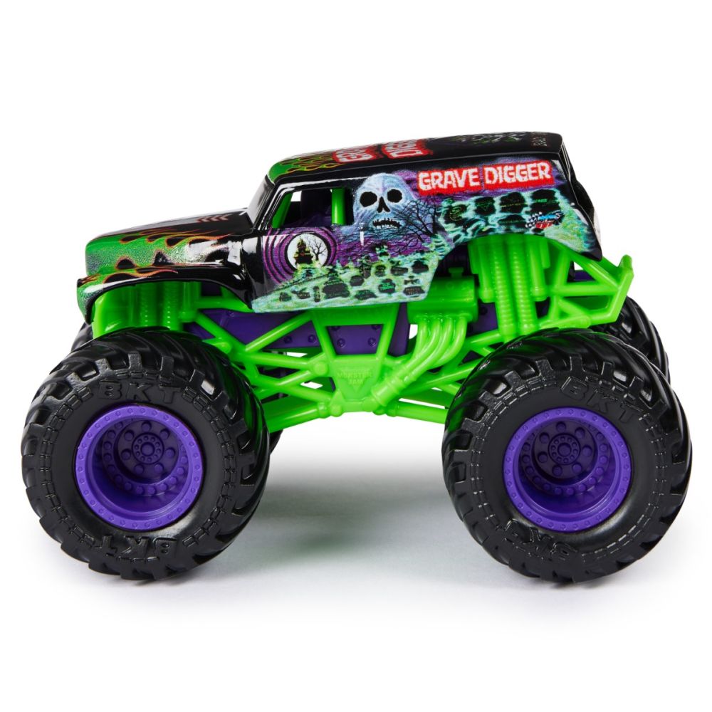 Set 2 masini, Monster Jam, Grave Digger Vs Grave Digger The Legend, 1:64, 20144309