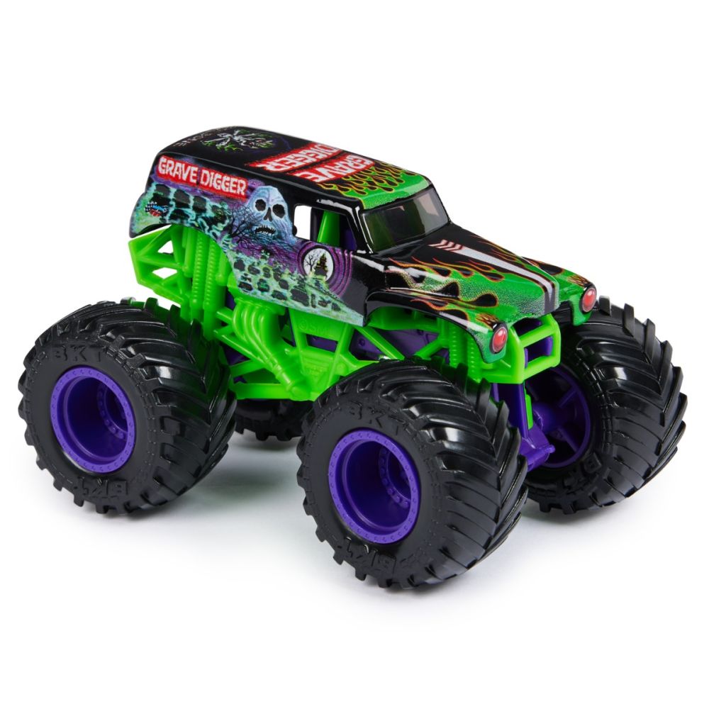 Set 2 masini, Monster Jam, Grave Digger Vs Grave Digger The Legend, 1:64, 20144309