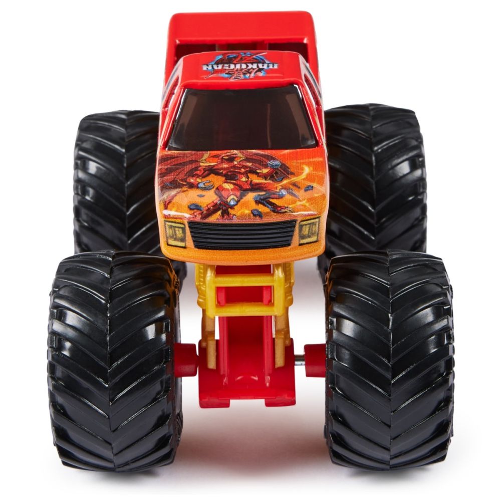 Set 2 masini, Monster Jam, Bakugan Dragonoid Vs Dragonoid, 1:64, 20144306