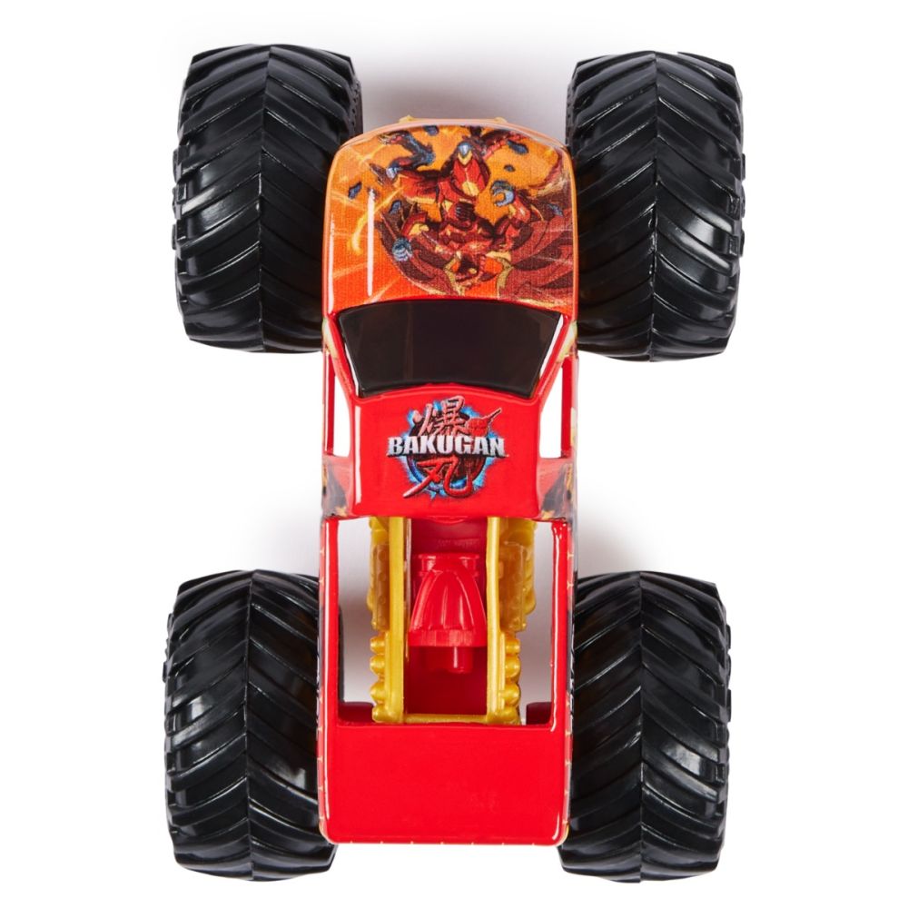 Set 2 masini, Monster Jam, Bakugan Dragonoid Vs Dragonoid, 1:64, 20144306